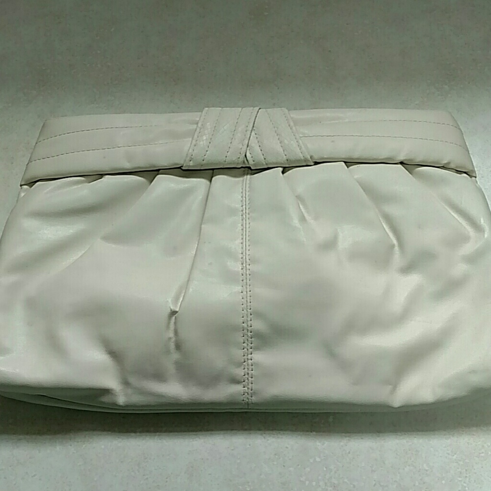 Cute cream clutch